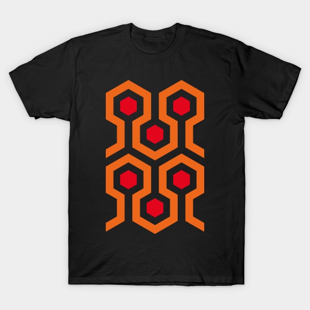 The Shining Carpet Pattern T-Shirt by cowyark rubbark